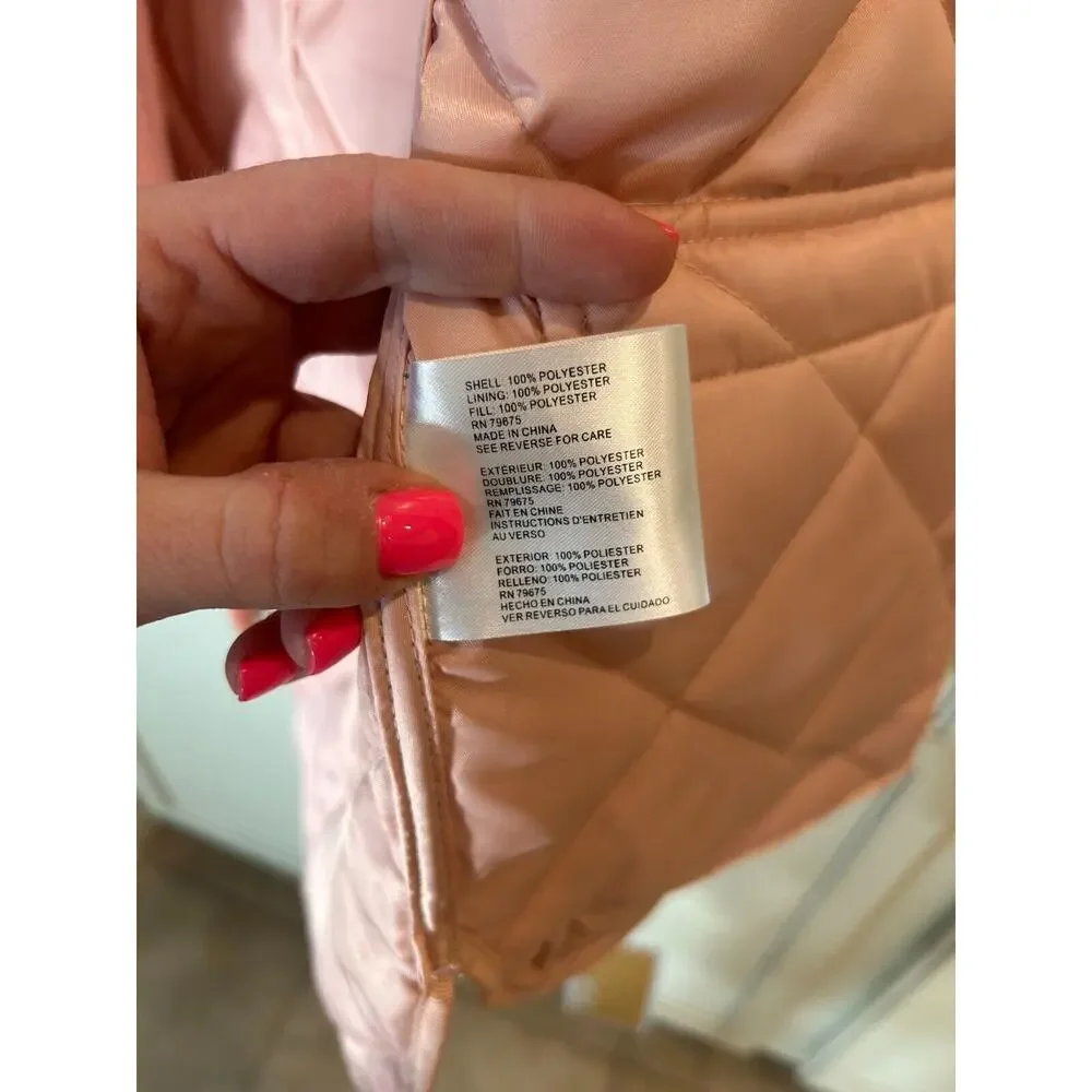 Michael Michael KORS Diamond Quilt Polyfill Jacket S 4-8 NEW MSRP $275